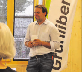 Philippe Kühni, Präsident der GLP Kanton Aargau, kam zur Sektionsgründung nach Schöftland. (Bild: zVg.)