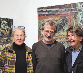 Anna Weber, Claudius Weber und Ursula Rüesch freuen sich auf die kommende Ausstellung im Museum Schneggli. (Bilder: jaf.)