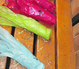 Kinderwoche in Beinwil am See zum Thema «Jona»: Gebastelte Quallen, denn der Prophet Jona wurde bekanntlich ins Meer geworfen. (Bild: zVg.)