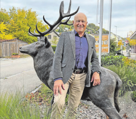 An der Winter-Gmeind 2020 gab Peter Stadler bekannt, dass er abtreten wird. Hirschthals Gemeindeammann kann mit Stolz auf seine Amtszeit im Gemeinderat zurückblicken. (Bild: KF.)