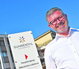Der neue Verwaltungsratspräsident des Suhrental Alterszentrums, Karsten Bugmann, will mit einer Vorwärtsstrategie Vergangenes hinter dem Alterszentrum lassen. (Bilder: ran)