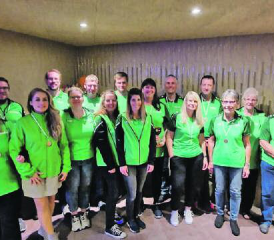 Die Turnenden vom Satus Gontenschwil verbrachten ihr Sportweekend in Emmetten. (Bild: zVg.)