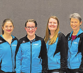 Nach einem anstrengenden Jahr: Der Vorstand des DTV Hirschthal, mit Präsidentin Mireille Kohler in der Mitte (mit Brille). (Bild: zVg.)