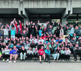 Die Jugendlichen der Kreisschule aargauSüd zeigten vollen Einsatz im Herbstlager. (Bilder: zVg.)