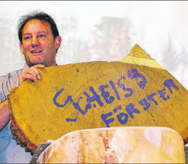 Unflätige Botschaften: Die Förster brauchen angesichts der unterschiedlichen Ansprüche, die an den Wald gestellt werden, oft einen breiten Rücken. (Bild: zVg.)