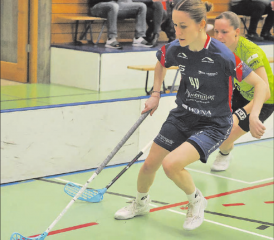 Die Damen von Lok Reinach (hier mit Luana Hagmann) wurden von den Skorpions aus dem Emmental ausgestochen.