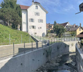 Die Wyna, hier im Bereich Hinder Mühli in Beromünster, wies einen zu hohen Pestizidwert auf. (Bild: zVg.)