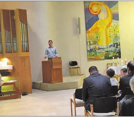 Warum wir Christen Pfingsten feiern: Joel Ringgenberg, Vermittler des Religionsunterrichts, gab einige Erklärungen dazu. (Bild: zVg.)