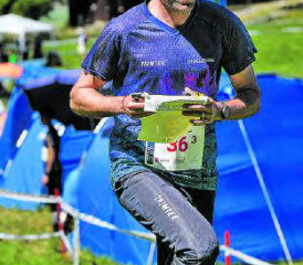 Matthias Merz kurz nach dem Start.