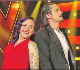 Mit ganz viel Power: Die beiden hervorragenden Sänger Martina «Mary» Vogel und Sandro Beeler präsentierten «The Best» von Tina Turner. (Bild: zVg.)