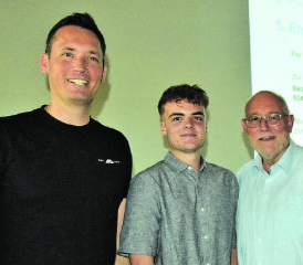 Ehrenvoll gewählt (v.l.): Beat Müller, Nico Basler und Roland Saxer. (Bilder: st.)