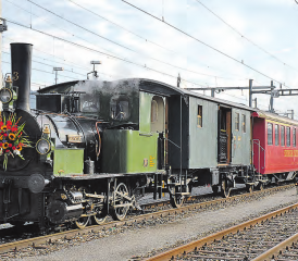 Fährt fünfmal von Beinwil am See nach Birrwil uns zurück: Der Nostalgiezug des Vereins Historische Seetalbahn. (Bild: zVg.)
