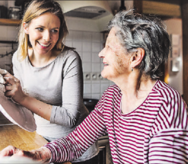 Unterstützen im Alltag: Die Mitarbeitenden der Pro Senectute Aargau. (Bild: zVg.)