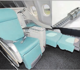 Entwicklungspartner für Flugzeugsitz-Verstellung: Die Eichenberger Gewinde AG konnte mit professioneller Beratung, schneller Prototypenrealisierung und interessantem Preisleistungsverhältnis überzeugen. (Bild: zVg.)