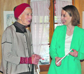 Faszinierend: Das Werk von Irma Hediger in der Alten Schmitte Seengen. (Bild: hh)