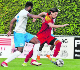 Mihailo Mijatovic: Erfolgreicher Schütze des 1:0 gegen den FC Concordia Lausanne. (Bild: Otto Lüscher)