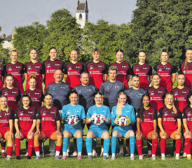 Die Red Boots Aarau freuen sich auf volle Ränge beim ersten Heimspiel der Saison. (Bild: zVg.)