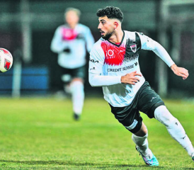 Ihm gelang das erste Tor seit seiner Rückkehr aus der Verletzungspause: Shkelqim Vladi sorgte in der Nachspielzeit für den Anschluss- resp. Ehrentreffer Aaraus. (Bild: Sarah Rölli)