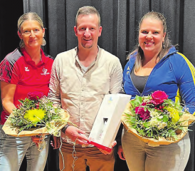 Neu gewählt: (v.l.n.r.) Saskia Joss, Finanzen; Marco Andrist, Präsidium, und Tina Lüscher, Spiko.