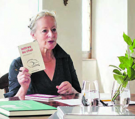 Literaturvermittlerin Mevina Puorger auf Schloss Heidegg. (Bild: zVg.)