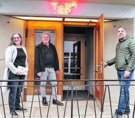 Natalie Ammann, Clo Bisaz und Stefan Jablonski: Vom 17. bis 22. März spannen Impuls Zusammenleben aargauSüd, das Theater am Bahnhof und der TaB Kinoklub zusammen. (Bild: rc.)