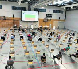 Lichte Reihen an der Gränicher Einwohnergemeindeversammlung. (Bild: A.W.)