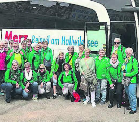 Unvergessliche Tage: Die Turnerinnen der Frauenriege und 60+ des Turnvereins Satus Gontenschwil reisten an die Côte d’Azur. (Bild: zVg.)