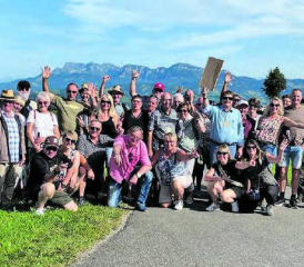 Der diesjährige Zunftausflug der Fischlizunft Rickenbach führte die 35 Teilnehmenden ins Entlebuch. (Bild: zVg.)