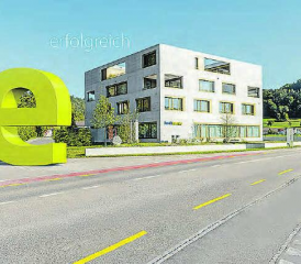 «e» wie erfolgreich: Die Bank Leerau Genossenschaft mit Geschäftsstellen in Kirchleerau und Schöftland, präsentiert ein erfreuliches Halbjahresergebnis. (Bild: zVg.)