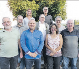 Zetzwil ein: (v.l.) Kurt Hirt, Hanspeter Schüpfer, Rahel Fritschi, Marc Hess, Mark Bühler, Stefan Lobsiger, Irene Zogg, Elsbeth Haefeli, Anton Graber. (Bild: grh.) Die Kirchenpflege setzt sich für eine lebendige Kirchgemeinde Gontenschwil-