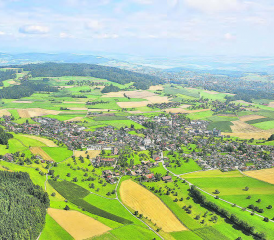 Aus der Vogelperspektive: Der Ortsteil Rickenbach. (Bilder: zVg.)