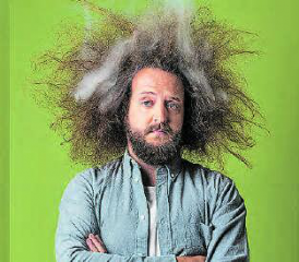 Retto Jost gastiert mit seiner Stand-up-Comedy-Show «Hyperaktiv im Saalbau Reinach. (Bild: zVg.)