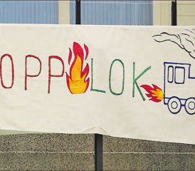 «Hopp Lok» so werden die Frauen von Lok Reinach angefeuert. (Archivbild: Otto Lüscher)