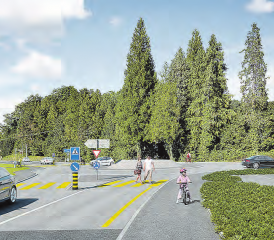 Kreisel in Teufenthal: Mit den Hauptarbeiten für den Kreisel soll voraussichtlich im Frühjahr 2019 begonnen werden können. (Visualisierung: zVg.)