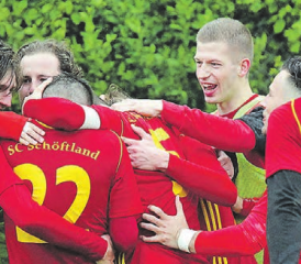 Verdienter Sieg des SC Schöftland: Nach dem 4:1 in der 50. Minute wurde es am Ende überraschend eng, dennoch verabschiedete sich der SC Schöftland mit einem verdienten 4:3-Sieg in die Sommerpause. (Archivbild: Otto Lüscher)