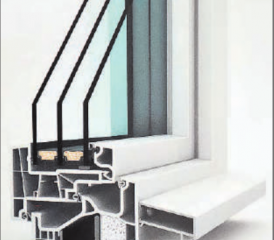 Höchster Qualitätsstandard: Das Fenster «KF-510» von Internorm im Querschnitt.