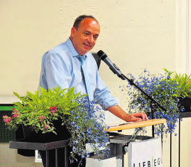 Grüsse des Regierungsrates: Die Worte von Markus Dieth stiessen auf offene Ohren. (Bild: zVg.)