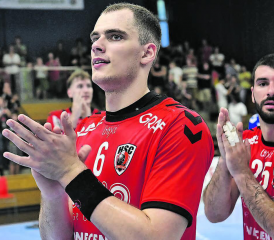 Die Neuzuzüge Oskar Witczak (l.) und Martin Popovski sind schon gut integriert. (Bilder: Foto Wagner)