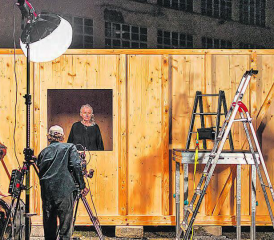 Aus den Dreharbeiten zu «Marie und Robert»: Die Schweizer Schauspielerin Suly Röthlisberger, bekannt aus Film und Fernsehen. (Bild: zVg.)