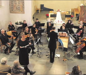 Die Camerata aargauSüd unter der Leitung von David Reitz bot in der reformierten Kirche Unterkulm ein abwechslungsreiches Konzert. (Bilder: rms.)