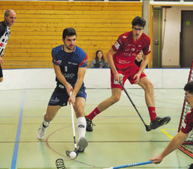 Diesmal wurde es knapp: Gegen den Spitzenreiter aus Thun reichte es Lok Reinach trotz starker Leistung nicht für einen Punktgewinn. (Bild: Roland Jaus)