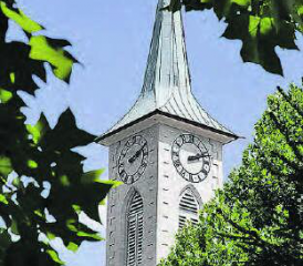 Am 20. Juli 2023, um 14.13 Uhr brachte ein Blitz die Uhr zum Stillstand. (Bild: zVg)