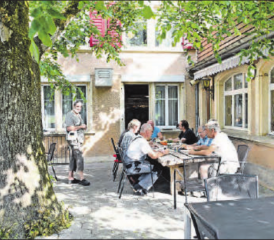 Bürgerliche Küche mit schöner Gartenwirtschaft. (Bild: mars.)