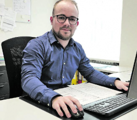 Cedric Bosshard ist Leiter des Regionalen Betreibungsamtes Kulm.