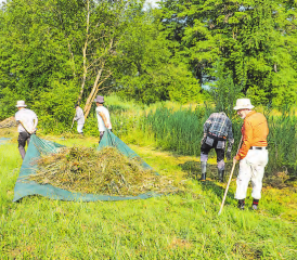 Unterstützung der Natur beim Einsatz des LSVH in den lokalen Reservaten. (Bild: zVg.)