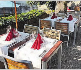 Ein lauschiges Plätzchen: Die Gartenwirtschaft unter Schatten spendenden Linden. (Bild: zVg.)