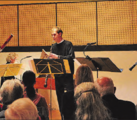 Die historischen Instrumente brillierten in verschiedenen Positionen. Als würde jedes einmal in einem Stück die Hauptrolle spielen. (Bilder: jaf.)