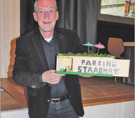 Thomas Wiederkehr verabschiedete sich aus dem Gemeinderat: «Macht weiter so, ich bin total happy mit euch.» (Bild: Graziella Jämsä)