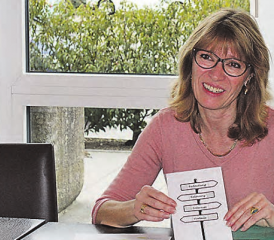 Hirngerechtes Lernen: Pascale Erni ging nach dem spannenden Referat auch auf die Fragen der Eltern ein. (Bild: zVg.)