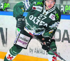 Cédric Maurer wechselt aus der Swiss League vom EHC Olten nach Reinach. (Bild: zVg.)